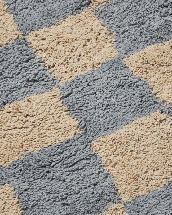 Waschbarer Teppich Mara Mist Blue/Warm Sand