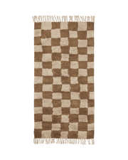 Tapis lavable Mara Tan/Sable chaud