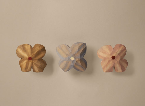 3-er Set Poesie handgeschnitzte Magnete