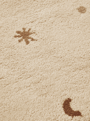 ferm LIVING Skye Tufted Teppich Parchment – Detail der Struktur