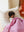 Hvid Babydecke Gaston Cotton Candy aus italienischer Merino-Lammwolle