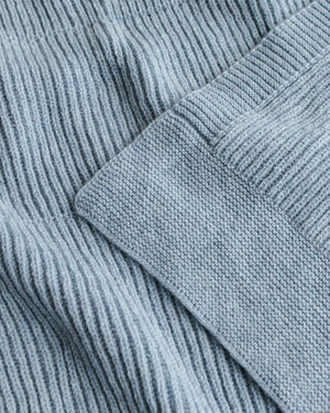 Hvid Decke Gaston Frost Blue, Strickstruktur im Detail