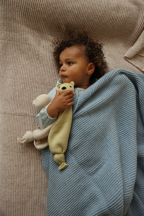 Babydecke Gaston Frost Blue