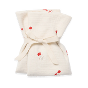 2-Pack Musselindecke Klein Poppy