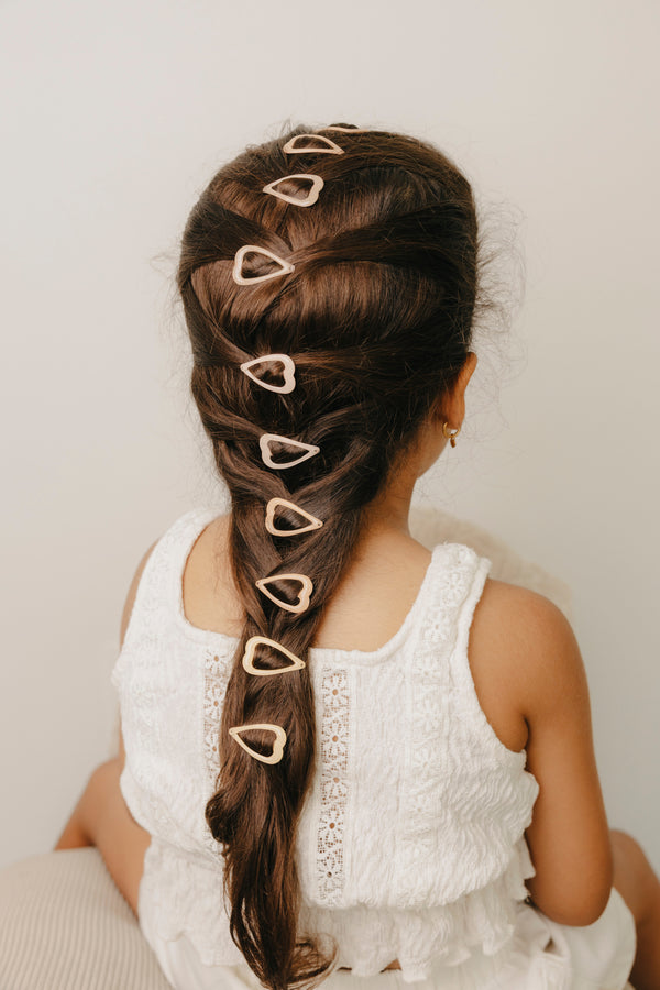 Glitter Sweetheart Haarspangen