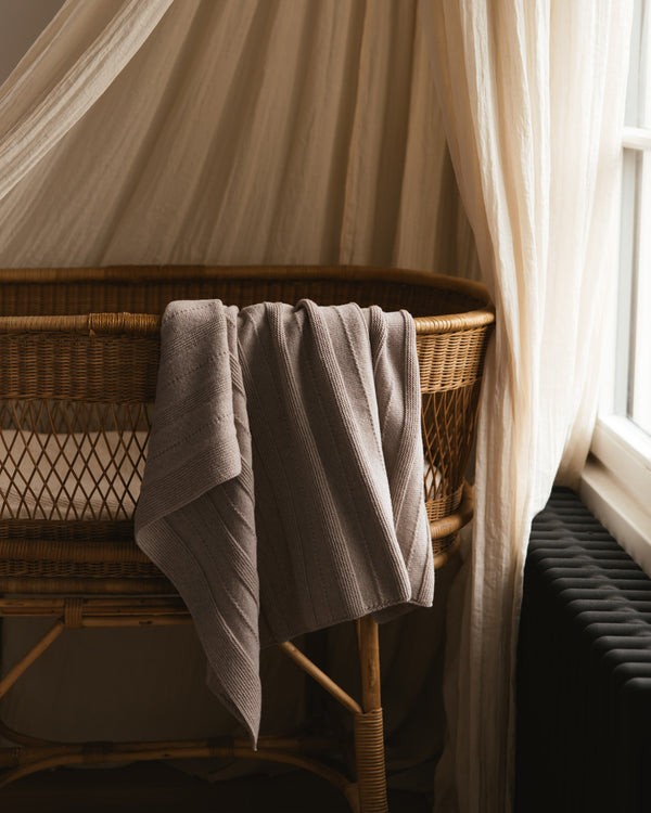 Babydecke Holly Pebble