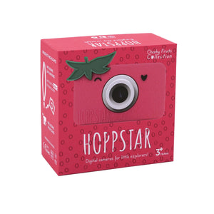 Verpackung der HOPPSTAR Rookie Kamera in Strawbella
