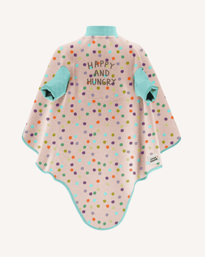 Frottee-Lätzchen Boo Confetti II von Little Casimir aus weichem Baumwollfrottee