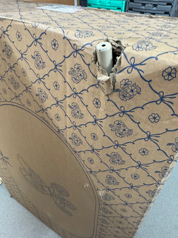 Give a Chance: Doll's Pram (Pram) Powder Pink Check