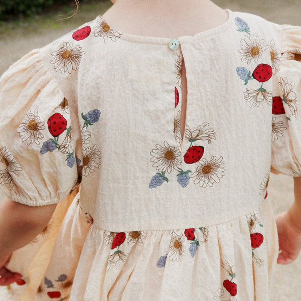 Konges Slojd Vida Kleid mit Puffärmel Ladybug | Kleid | Beluga Kids