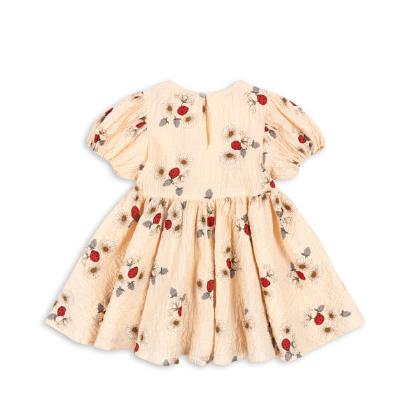 Konges Slojd Vida Kleid mit Puffärmel Ladybug | Kleid | Beluga Kids