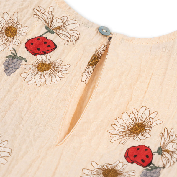 Vida Kleid mit Puffärmel Ladybug