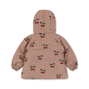 Konges Sløjd Mismou Rüschenjacke Ma Grande Cerise für Kinder, Rückansicht