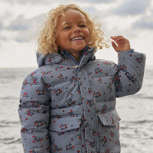 Konges Sløjd Nutti Daunenjacke Blossom Check – Rückseite