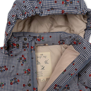 Konges Sløjd Nutti Daunenjacke Blossom Check – getragen