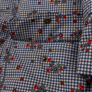 Konges Sløjd Nutti Daunenjacke Blossom Check – Kapuze