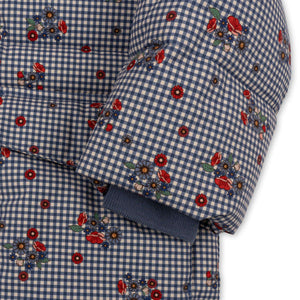 Konges Sløjd Nutti Daunenjacke Blossom Check – Muster