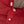 Poussette de poupée en velours côtelé rouge à louer