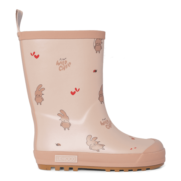 Liewood Mason Thermo-Regenstiefel Wild Child Rosey – Muster Detail