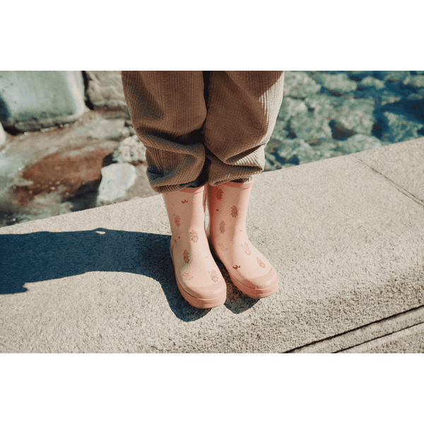 Liewood Mason Thermo-Regenstiefel Wild Child Rosey – getragen