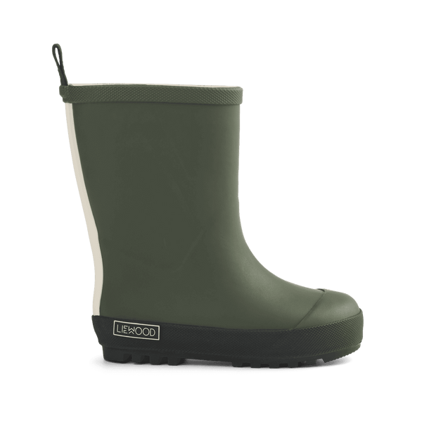 Liewood Mason Thermo-Regenstiefel Hunter Green – Profilsohle Detail