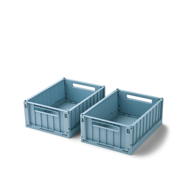 2-Pack Aufbewahrungsbox Weston "S" Beach Blue