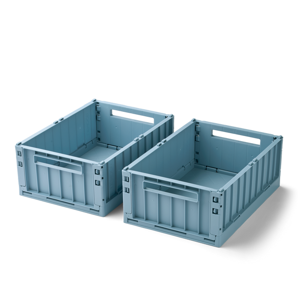 2-Pack Aufbewahrungsbox Weston "M" Beach Blue