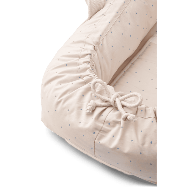 Gro Babynest in Star / Sandy, Sternmuster im Detail