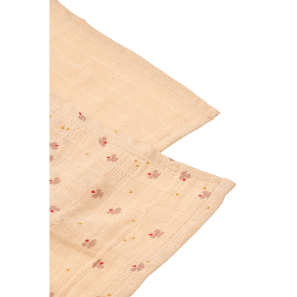2-Pack Muslin Cloths Mini Butterfly / Apple Blossom Mix