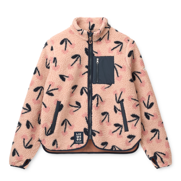 Nelson Erwachsenen Pile Jacke Mega Cherry Heart