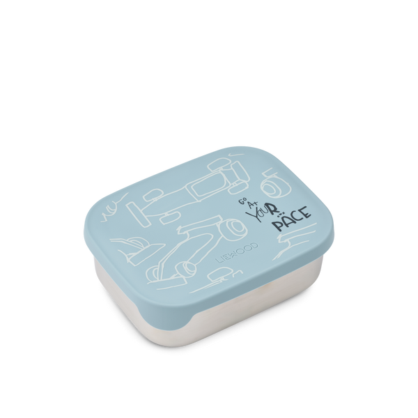 Arthur Lunch-Box Race Cars / Beach Blue