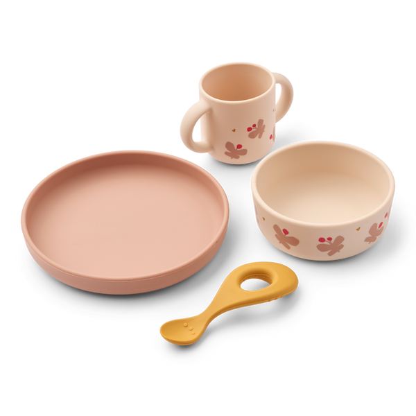 Vivi Geschirr-Set Butterfly / Apple blossom