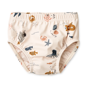 Liewood Anthony Baby Schwimmpants Sea Creatures Sandy LW17590-1032