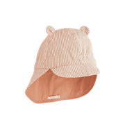 Second Season: Gorm umkehrbarer Sonnenhut Stripe Tuscany Rose