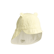 Second Season: Gorm umkehrbarer Sonnenhut Stripe Lemonade