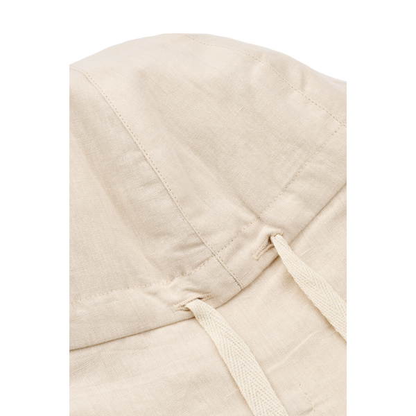 Gorm Leinen-Sonnenhut mit Ohren Panda / Sandy