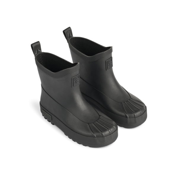 Isaac Technical Rain Boots Black Army Brown 