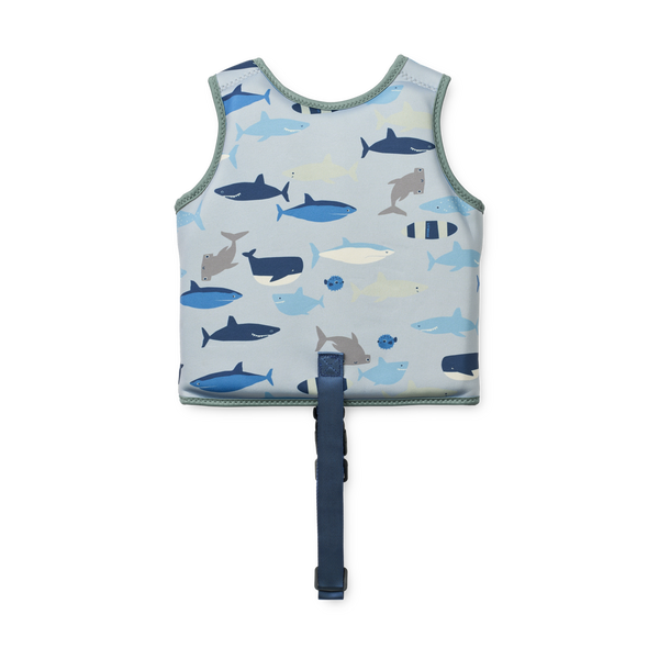 Dove Swim Vest Shark / Dove Blue