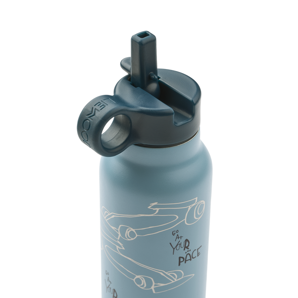 Falk Drinking Bottle Race Cars / Beach Blue (350 ml)