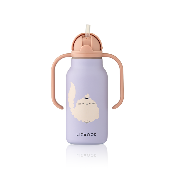Kimmie Trinkflasche Cat / Warm lilac