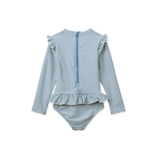 Sille Langarm-Badekleid Riverside / Creme de la creme