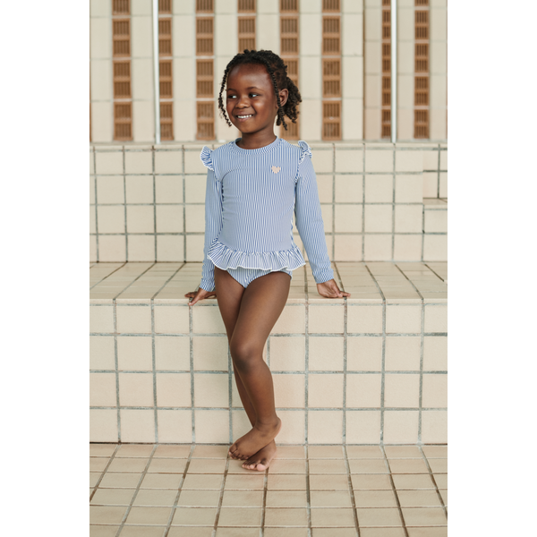 Sille Langarm-Badekleid Riverside / Creme de la creme