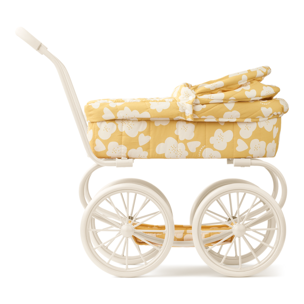 Adaline Puppenwagen Flower / Lemon Yellow