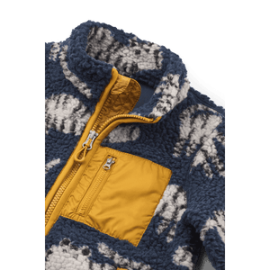 Liewood Nolan Pile-Jacke Tiger Classic Navy Detail