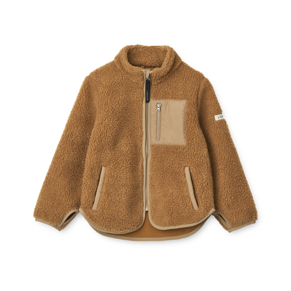 Nolan Pile Jacke Golden Caramel Oat mix
