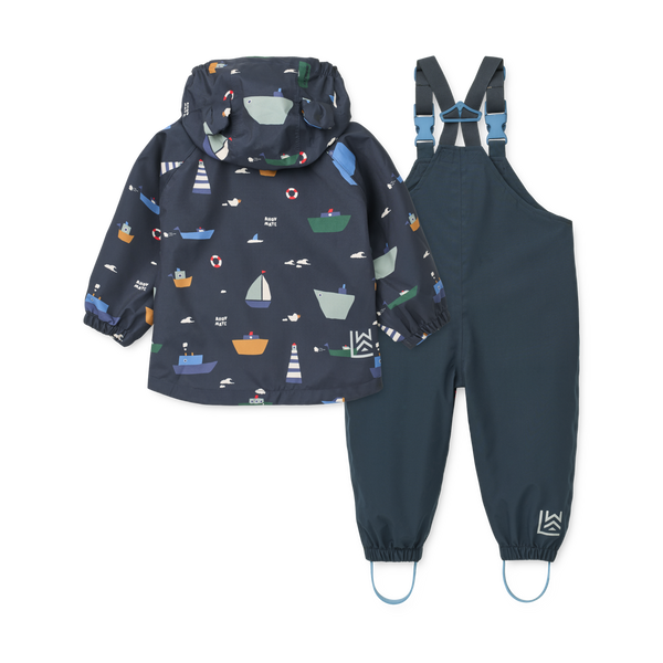 Manu rain set Sailing / Classic Navy