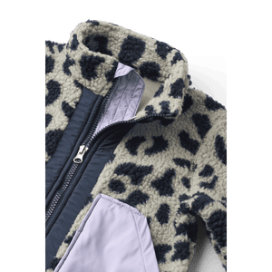 Liewood Noam Pile Jacke Mega Leo/Mist – Rückansicht
