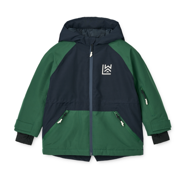 Kalle Winterjacke Navy / Garden Green