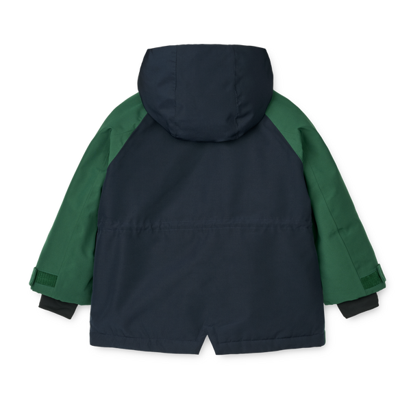 Kalle Winterjacke Navy / Garden Green