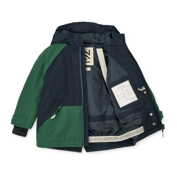 Kalle Winterjacke Navy / Garden Green